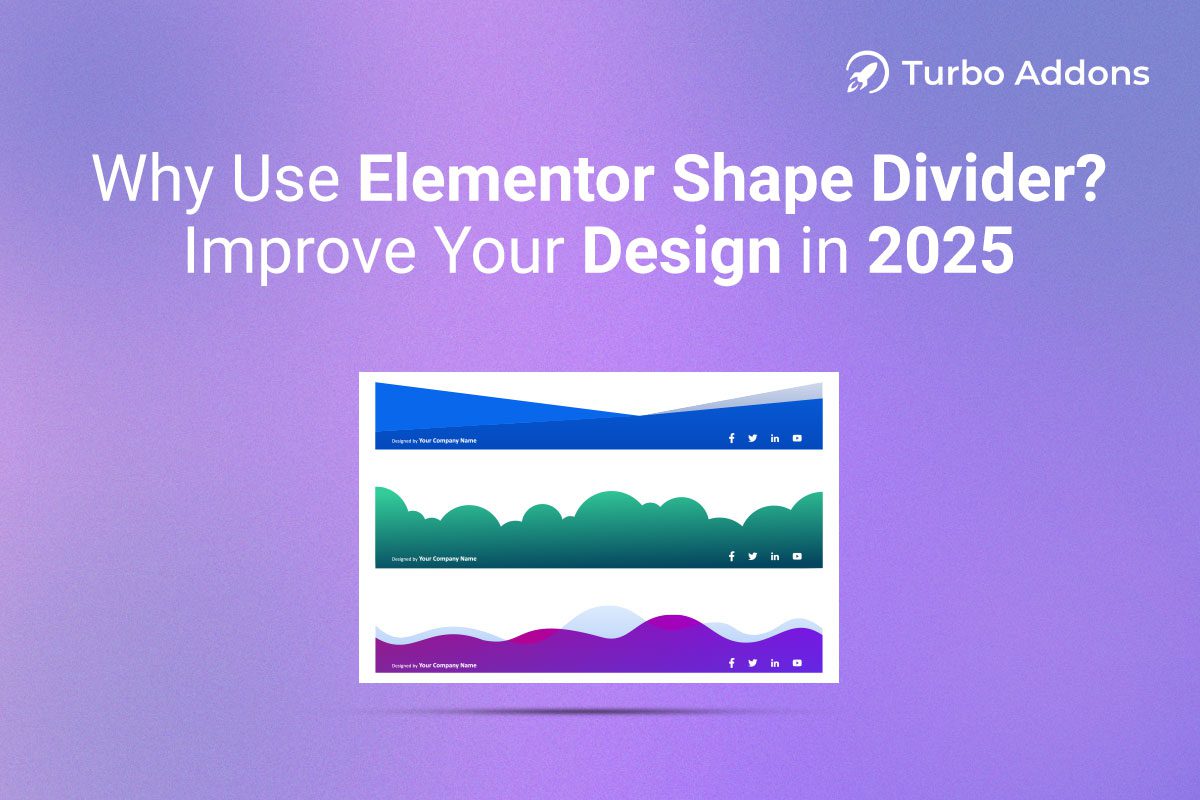 Elementor Shape Divider in 2025