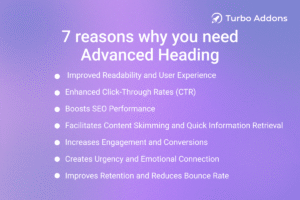 7 reasons why you need advanced heading